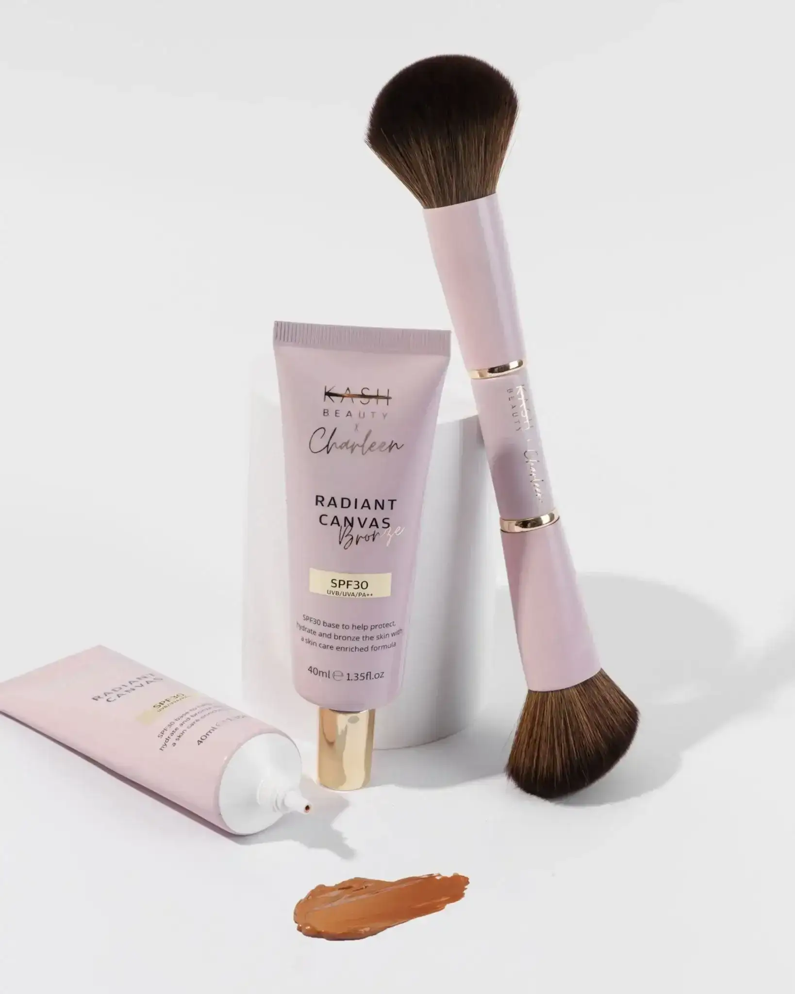 Charleen Bronze Primer & Face Brush Duo - Image 6