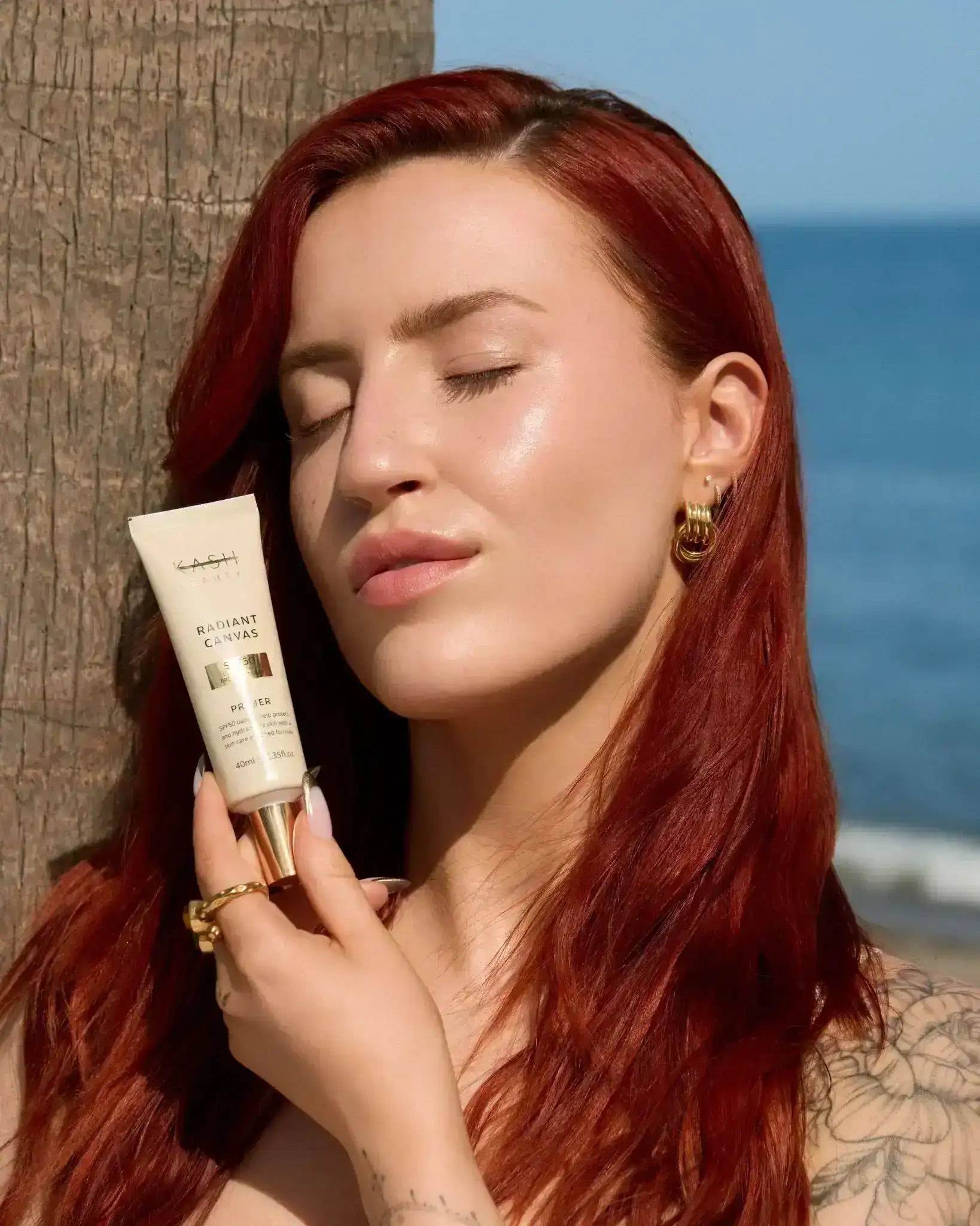 Radiant Canvas Primer & Face Brush Duo - Image 3