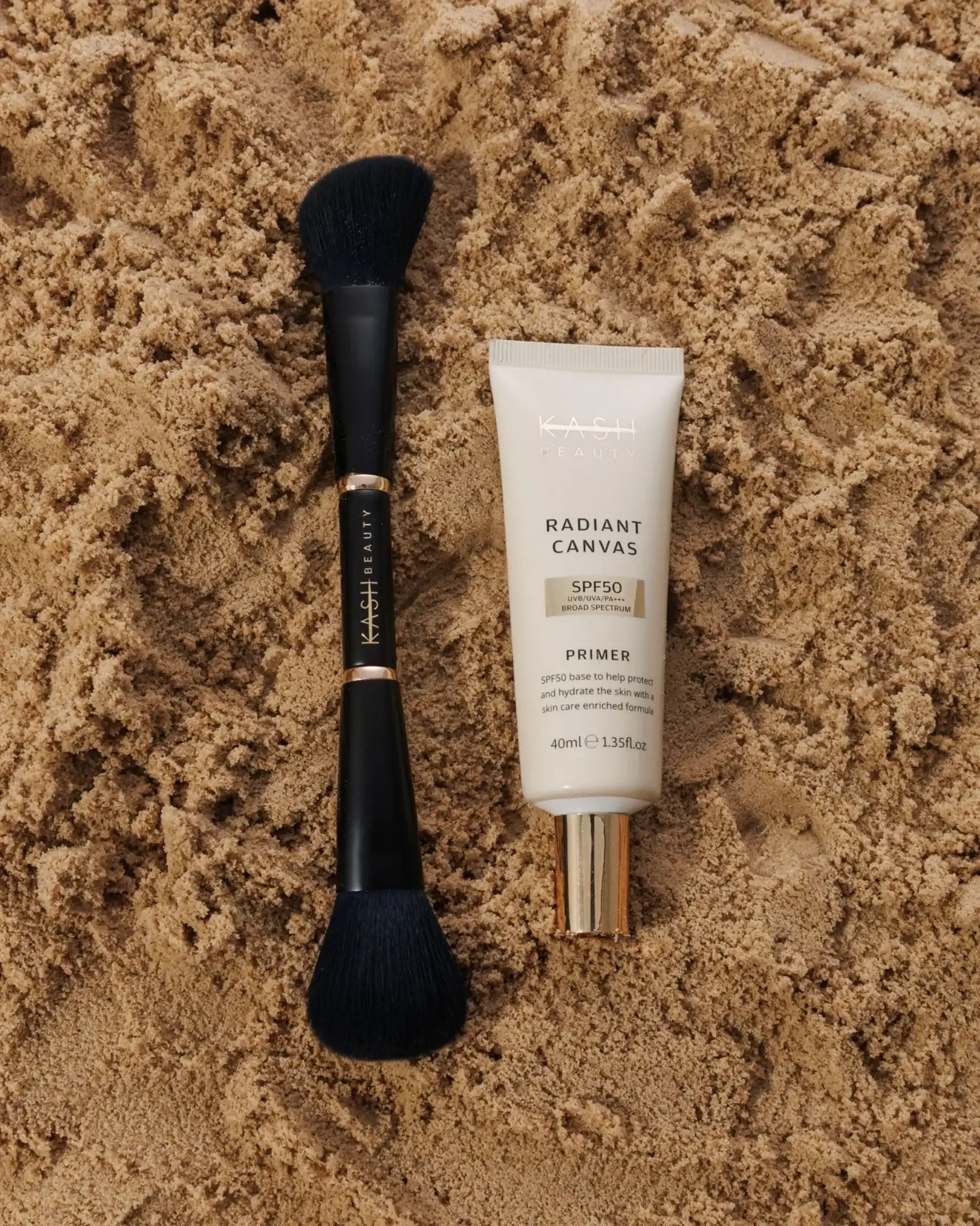 Radiant Canvas Primer & Face Brush Duo - Image 5